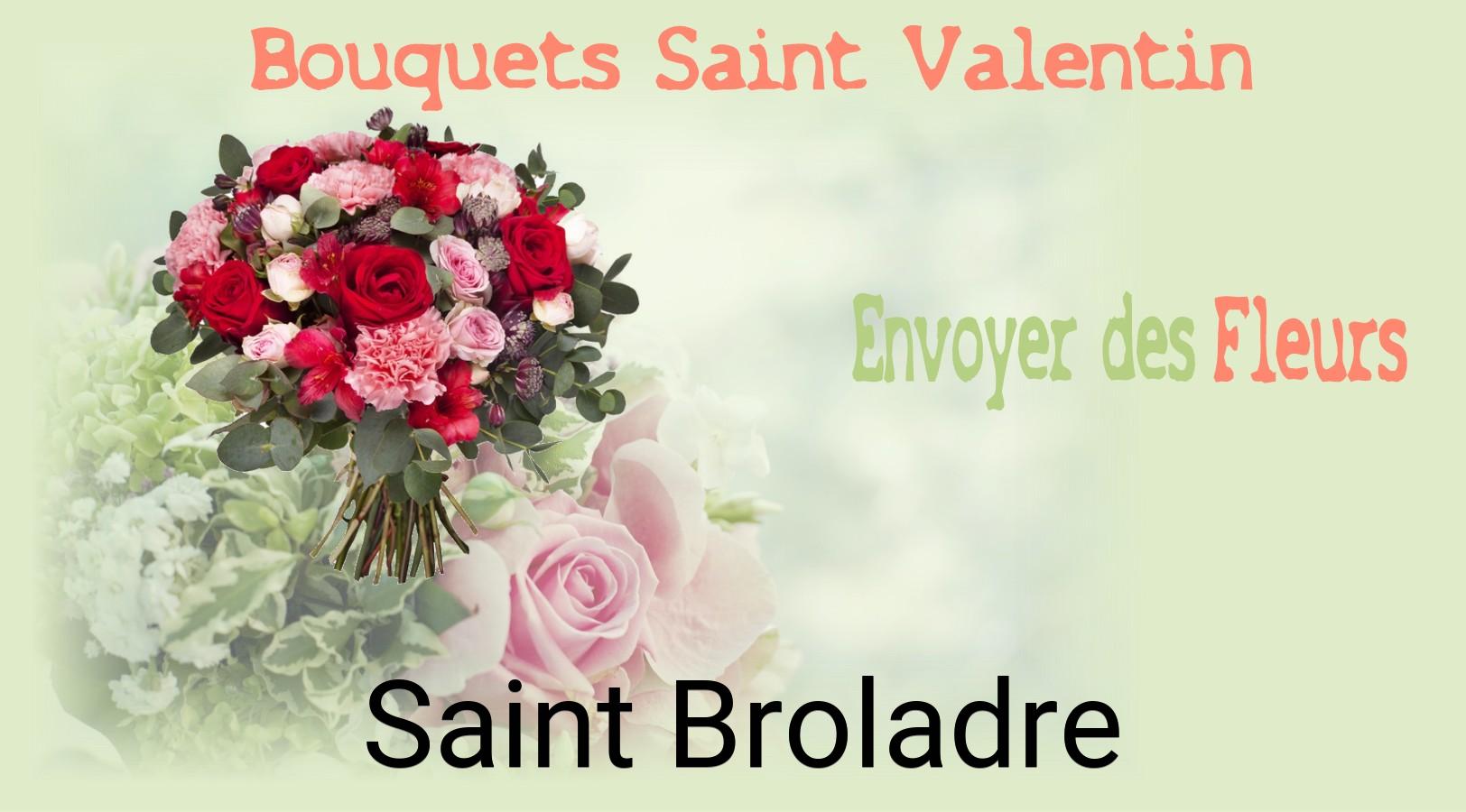 Roses de Saint-Valentin livrées à Saint-Broladre